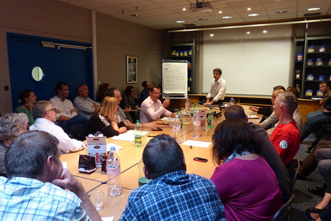 Les participants à la conférence Isaac Getz du 28 septembre 2015
